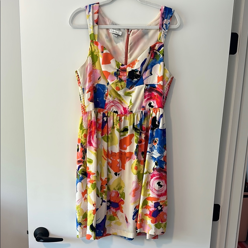 Alyx Colorful Abstract Sleeveless Dress